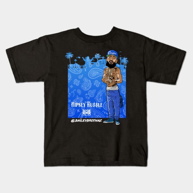 Hussle in tha house Kids T-Shirt by BaileyBrothaz